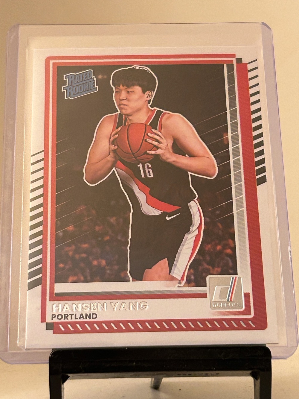 Hansen Yang 2025 Panini DONRUSS Basketball Rated Rookie Card